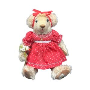 Nisbet Bear Yetta Bear Collectible Plush Signed Cottagecore Teddy Picnic